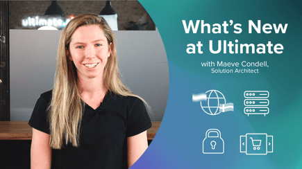 A smiling woman, Maeve Condell, a Solution Architect at Ultimate.